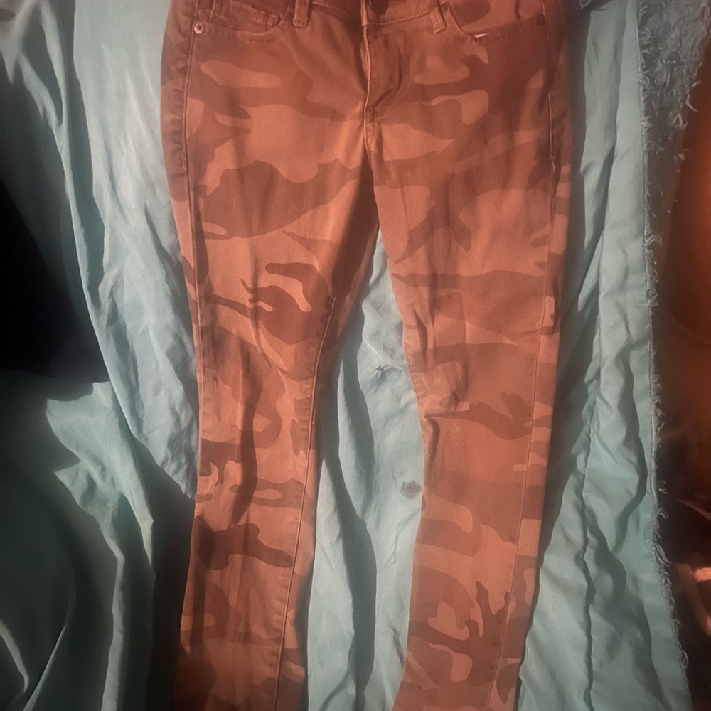 True Religion Camouflage Skinny Jeans Size 26